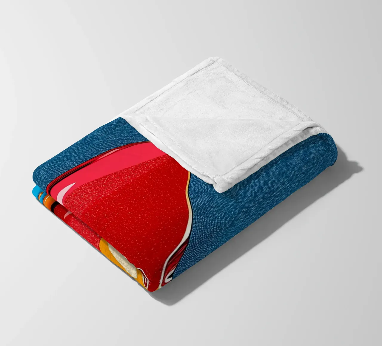 Clessidra - Pop Art coperta in pile da ColorCrash Gallery