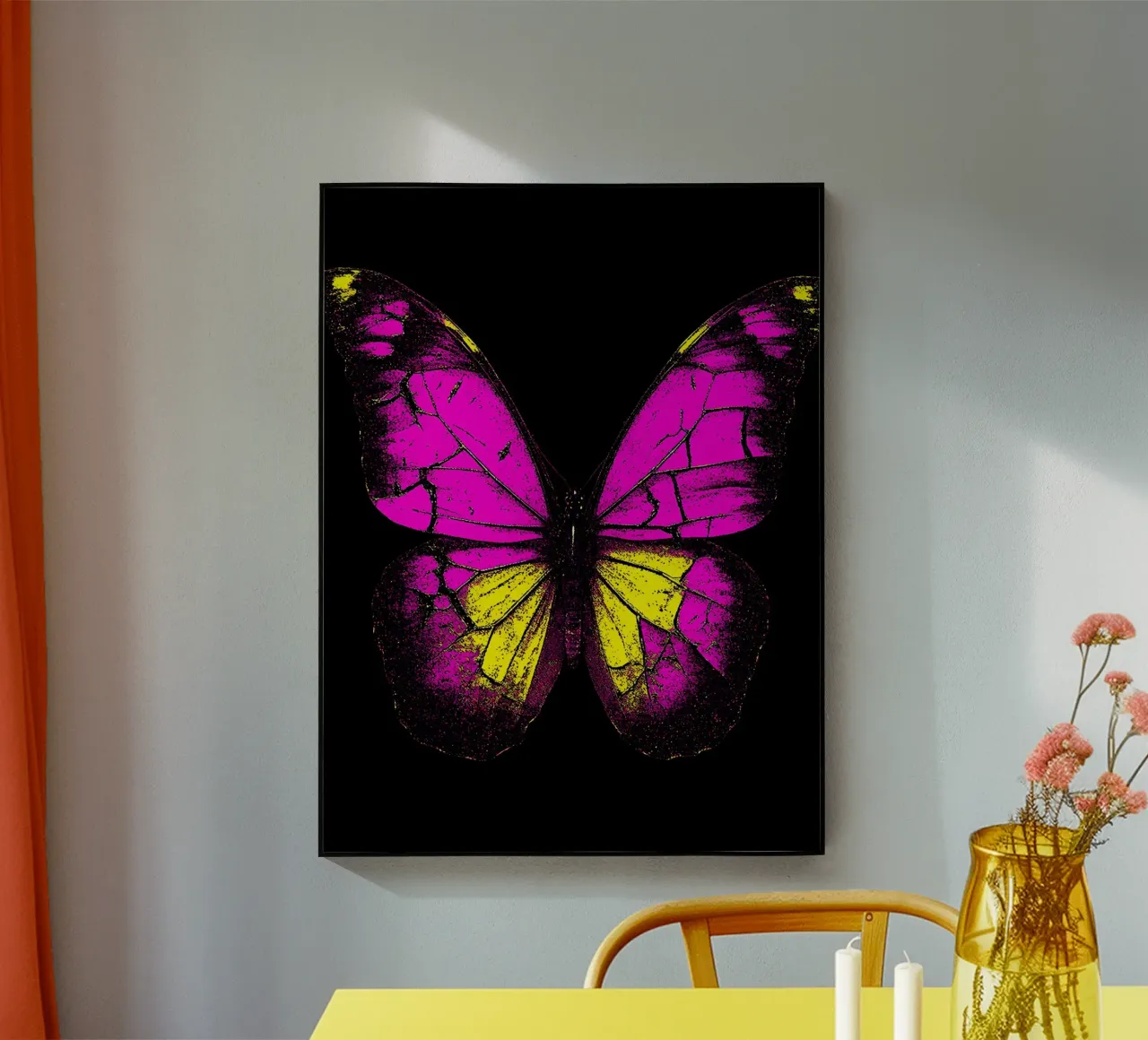 Farfalla - Pop Art plexiglass da ColorCrash Gallery