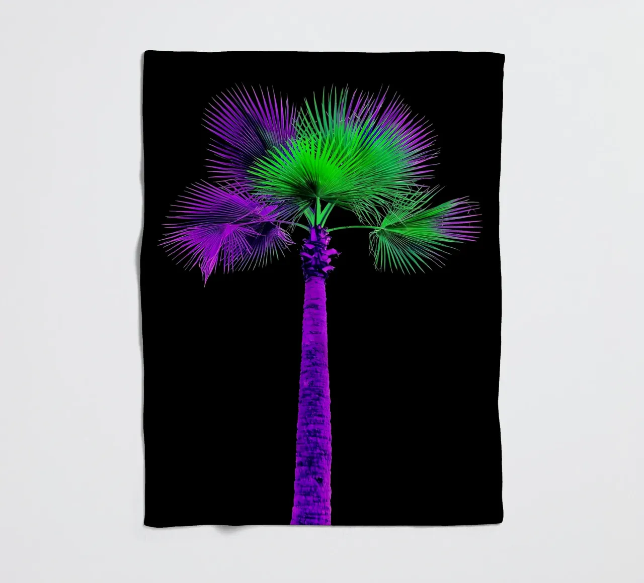 Palma - Pop Art coperta in pile da ColorCrash Gallery