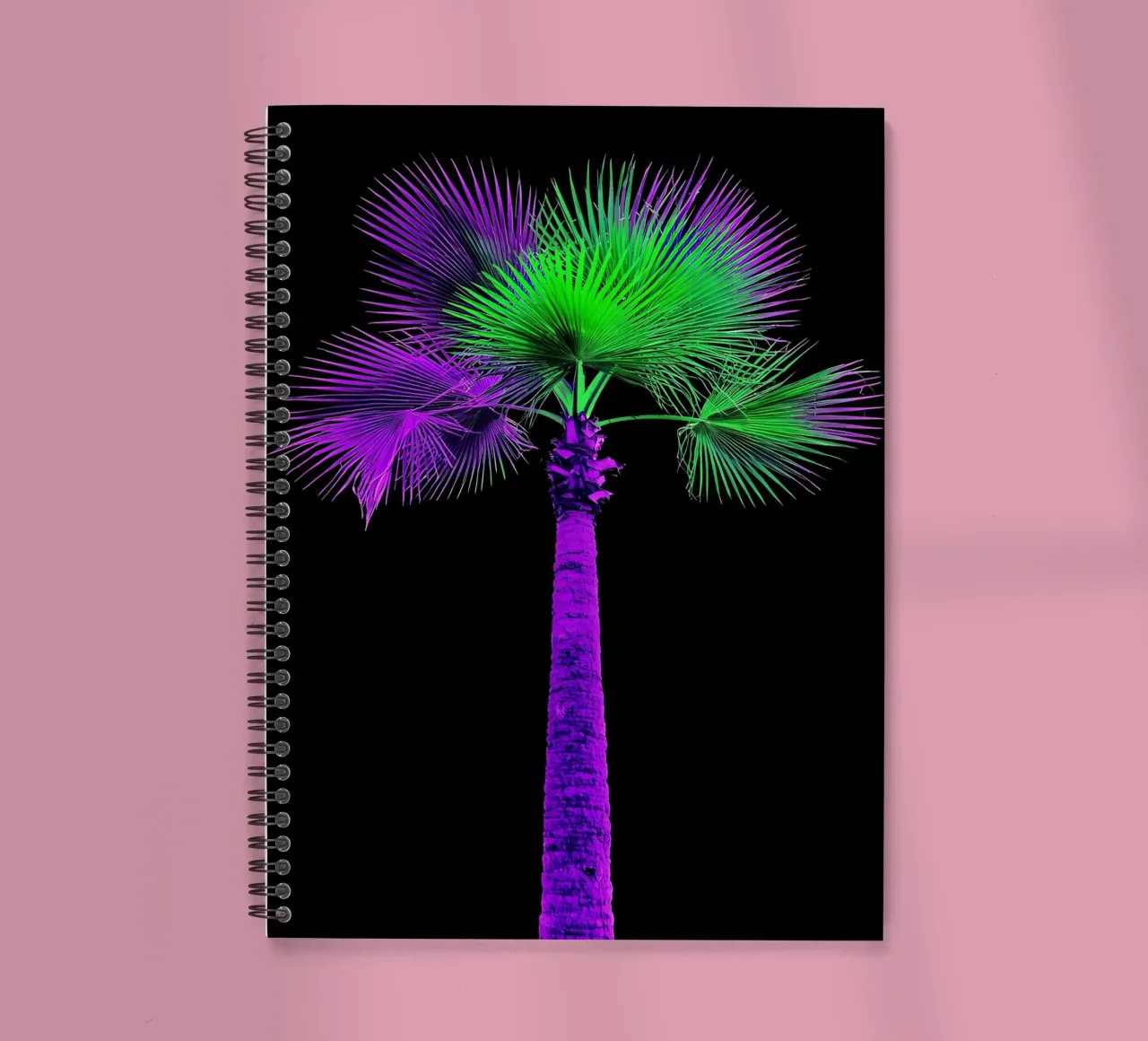 Palm Tree - Pop Art spiral notebook by ColorCrash Gallery