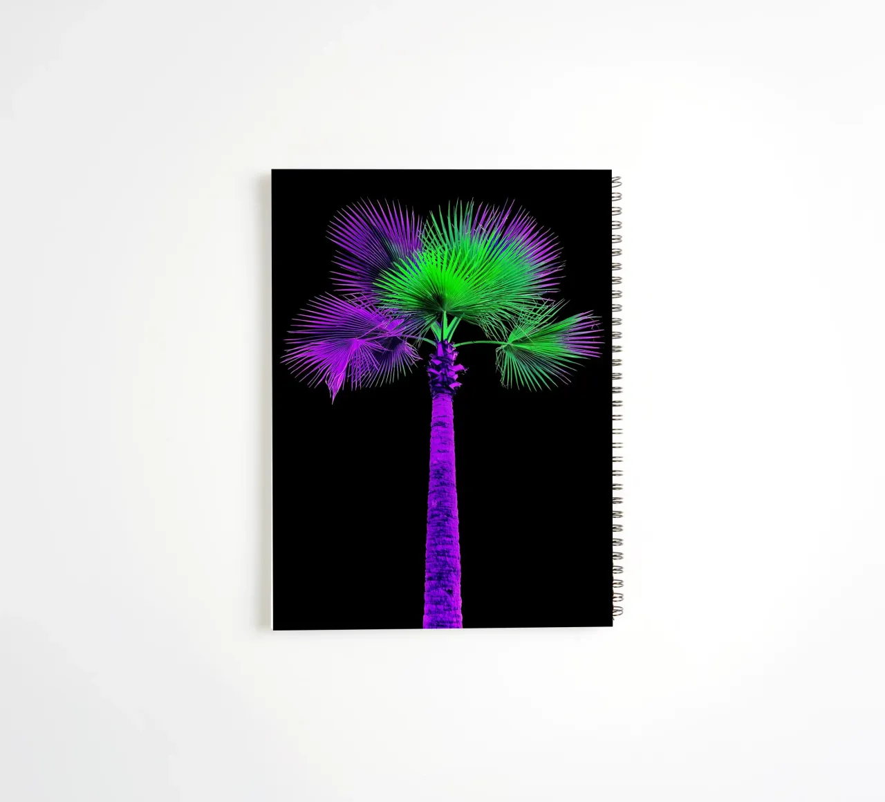 Palm Tree - Pop Art spiral notebook by ColorCrash Gallery