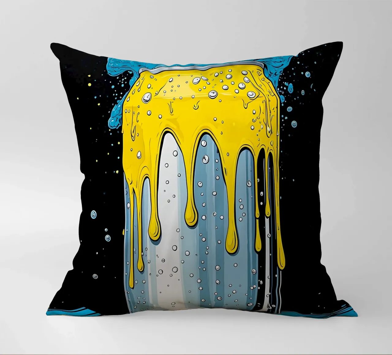 Lattina di soda - Pop Art cuscino da ColorCrash Gallery
