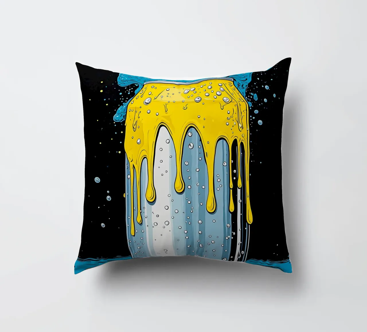Lattina di soda - Pop Art cuscino da ColorCrash Gallery