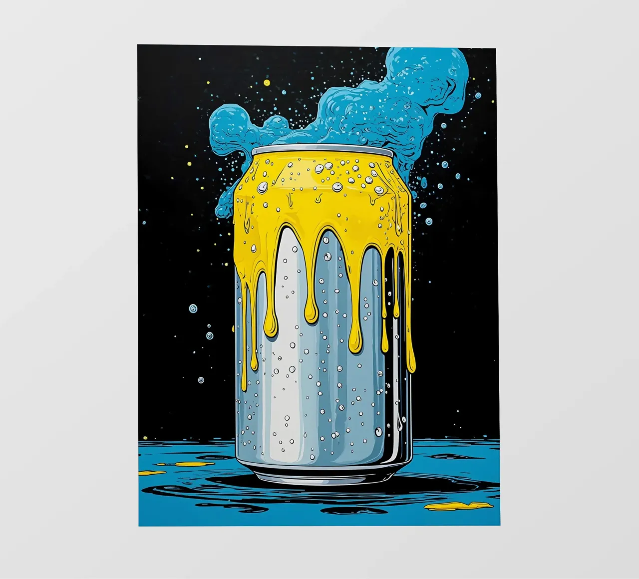 Lattina di soda - Pop Art pellicola backlit da ColorCrash Gallery