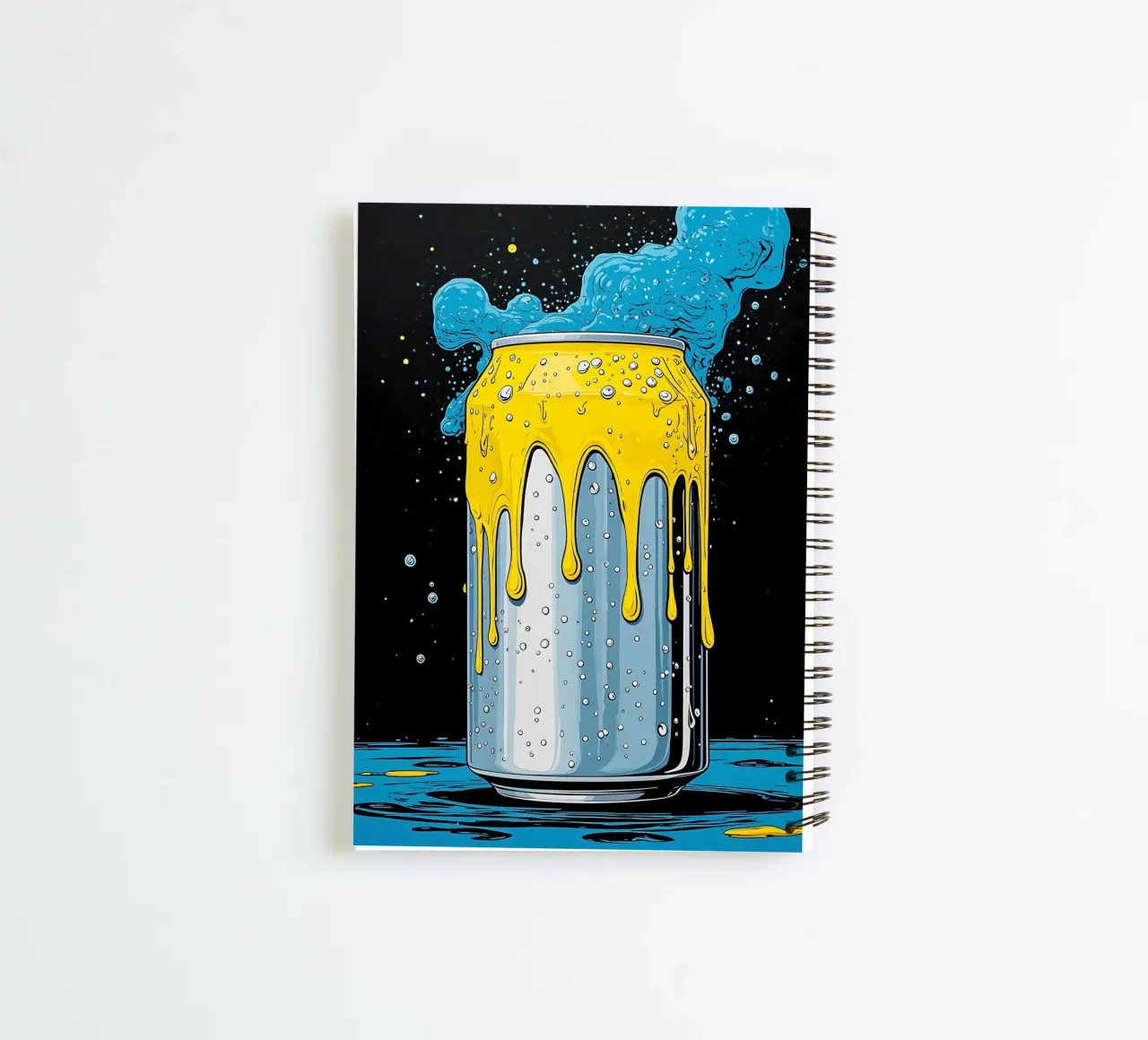 Soda Can - Pop Art spiral notebook by ColorCrash Gallery