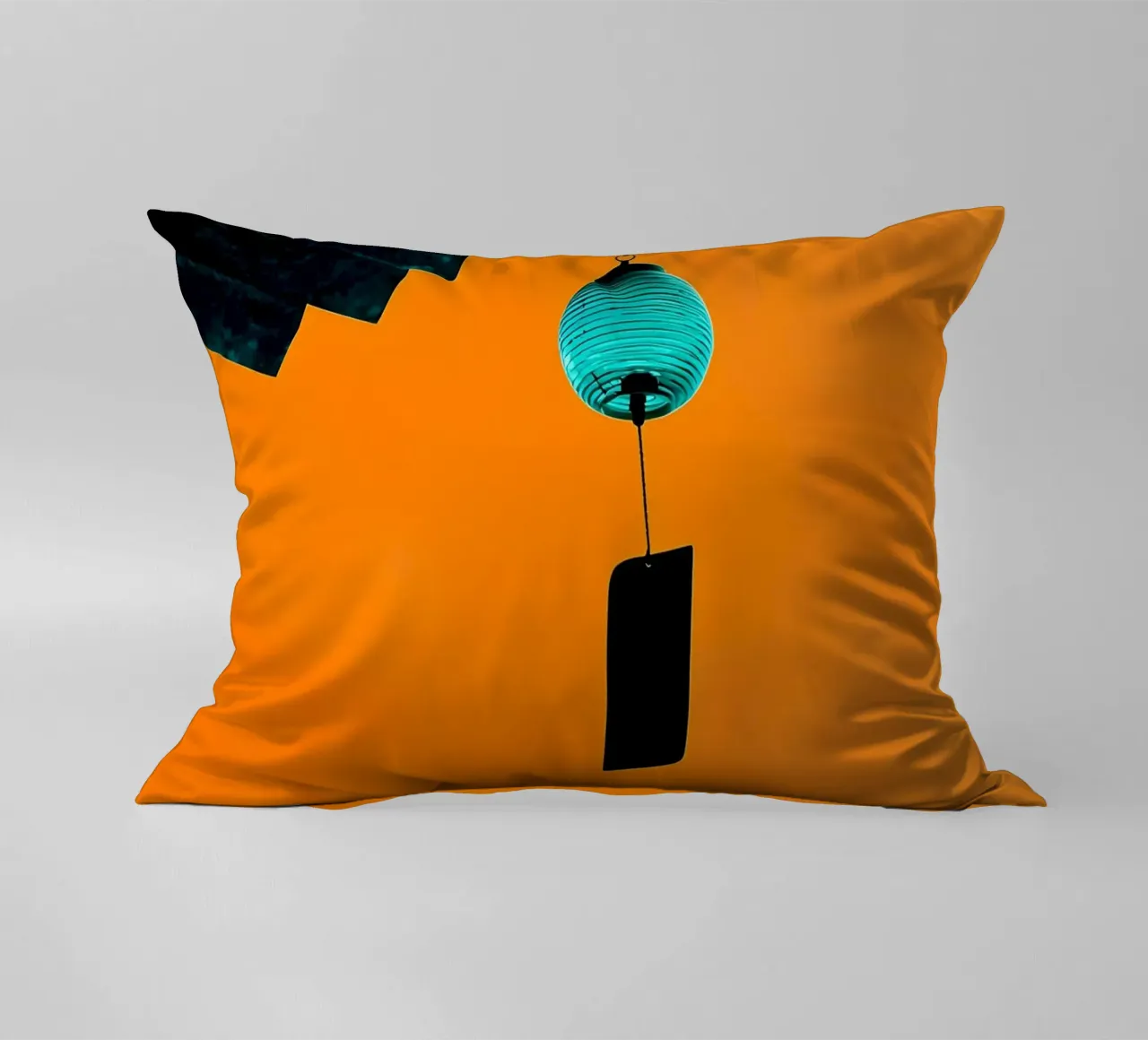 Campana a vento appesa - Pop Art cuscino da ColorCrash Gallery