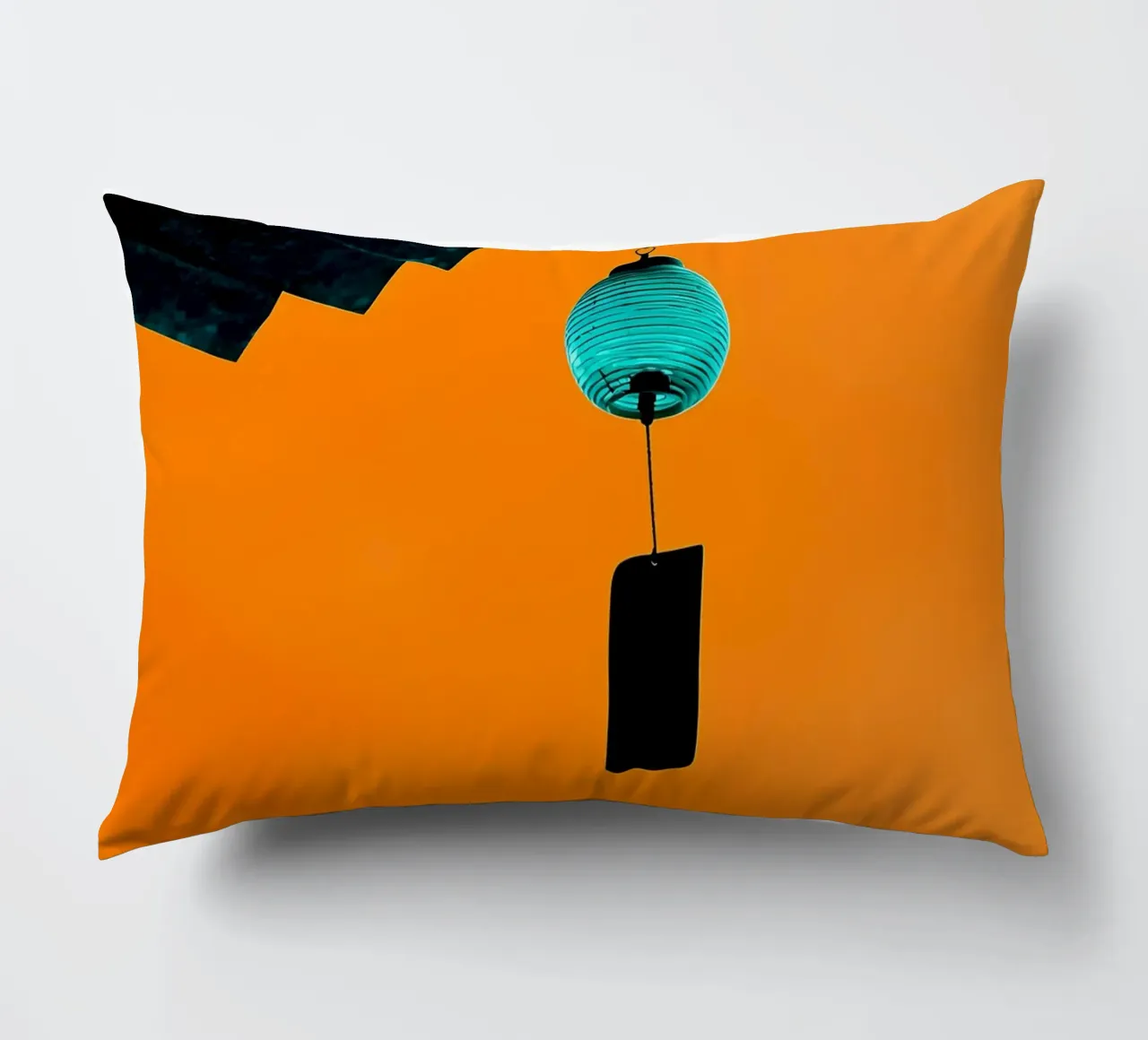Campana a vento appesa - Pop Art cuscino da ColorCrash Gallery