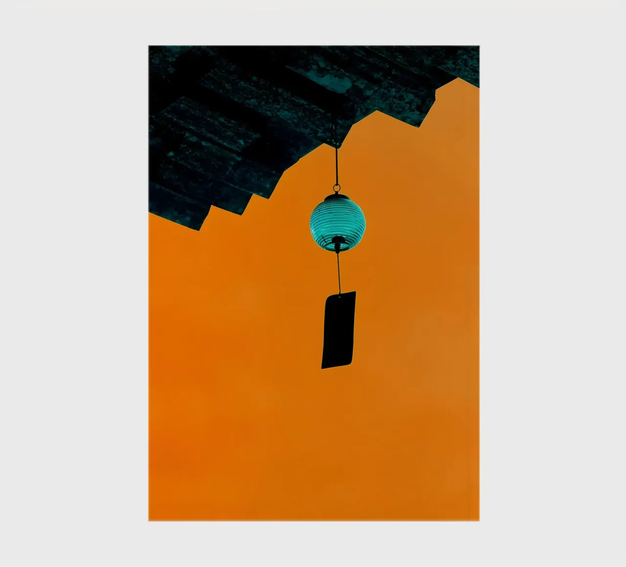 Hanging Wind Chime - Pop Art notebook by ColorCrash Gallery