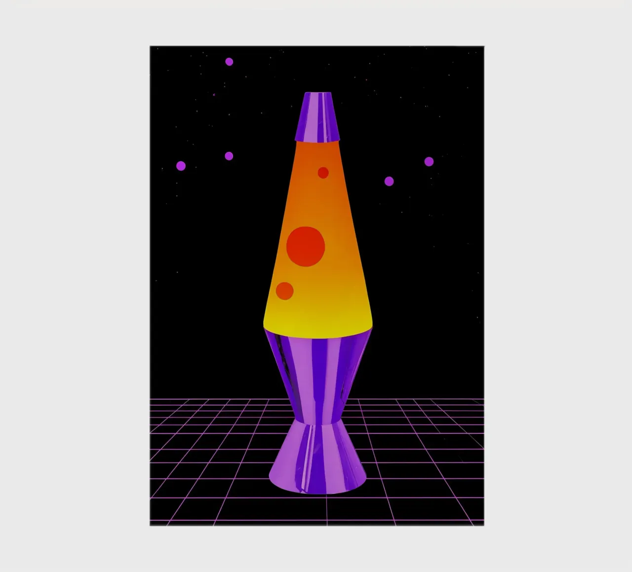 Lava Lamp - Pop Art notebook by ColorCrash Gallery