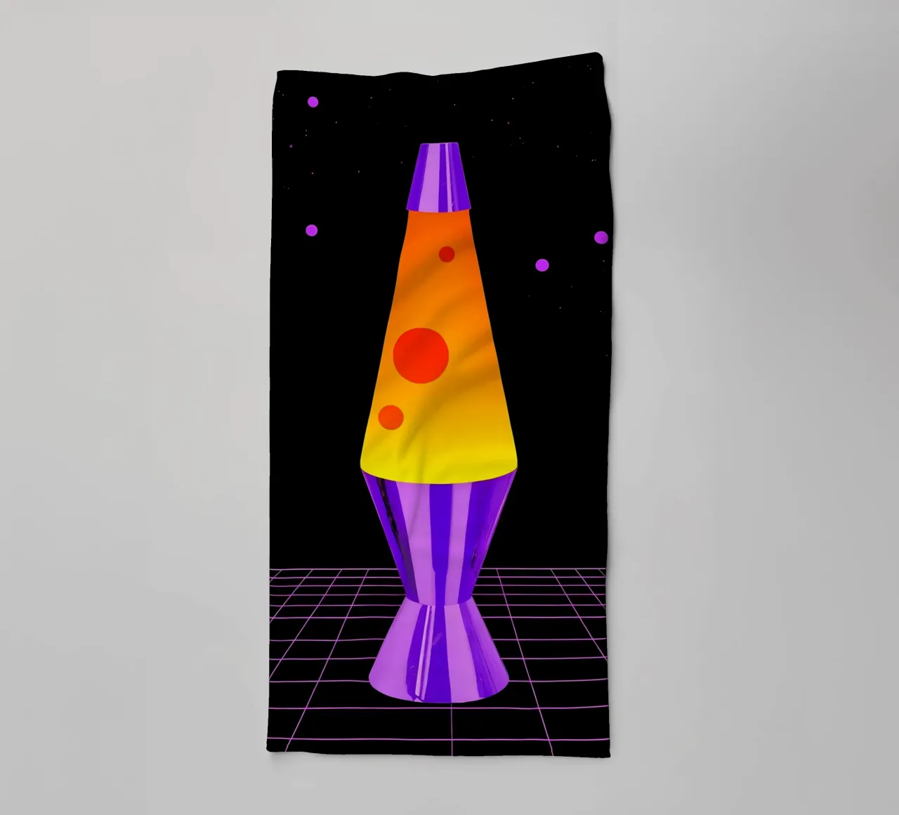 Lampada Lava - Pop Art asciugamano da bagno da ColorCrash Gallery