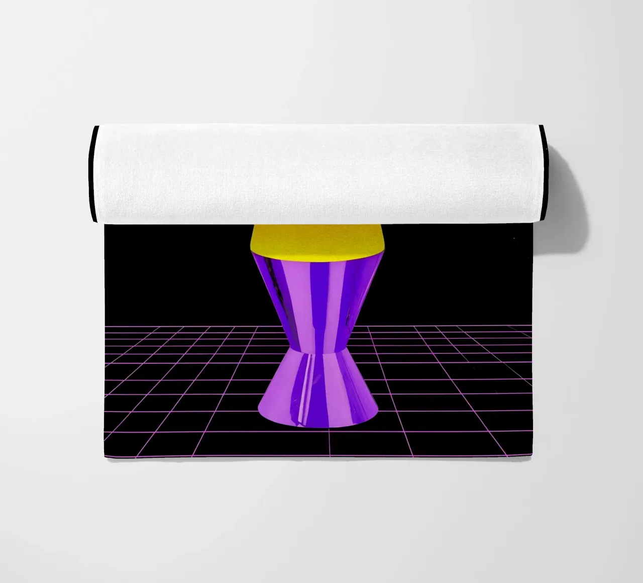 Lampada Lava - Pop Art telo mare da ColorCrash Gallery
