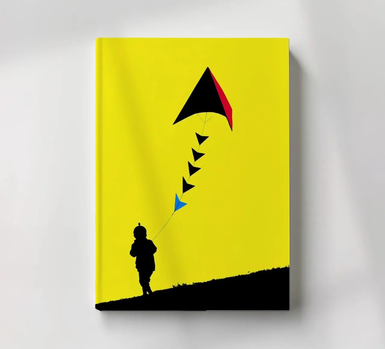 Child With Kite - Pop Art notebook by ColorCrash Gallery