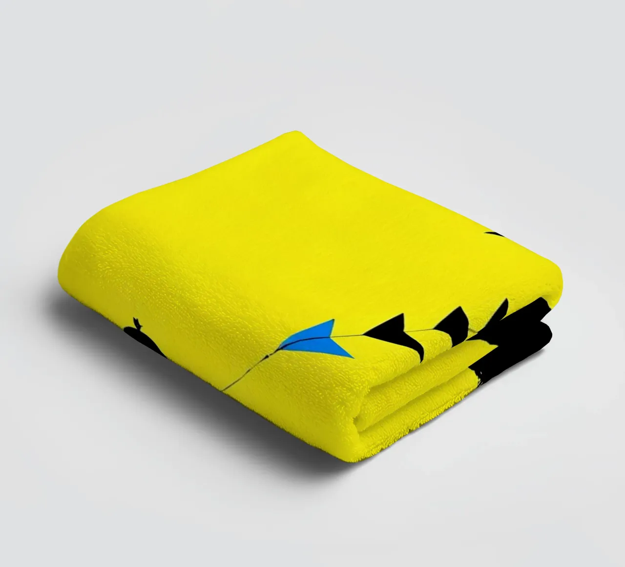 Bambino con aquilone - Pop Art asciugamano da bagno da ColorCrash Gallery