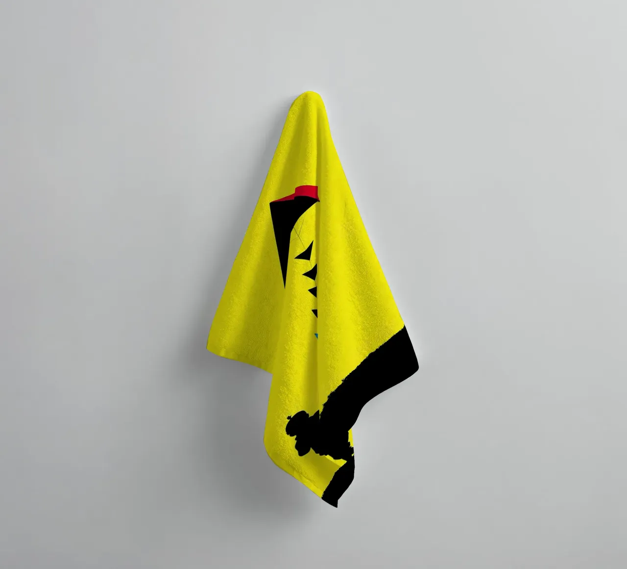 Bambino con aquilone - Pop Art asciugamano da bagno da ColorCrash Gallery