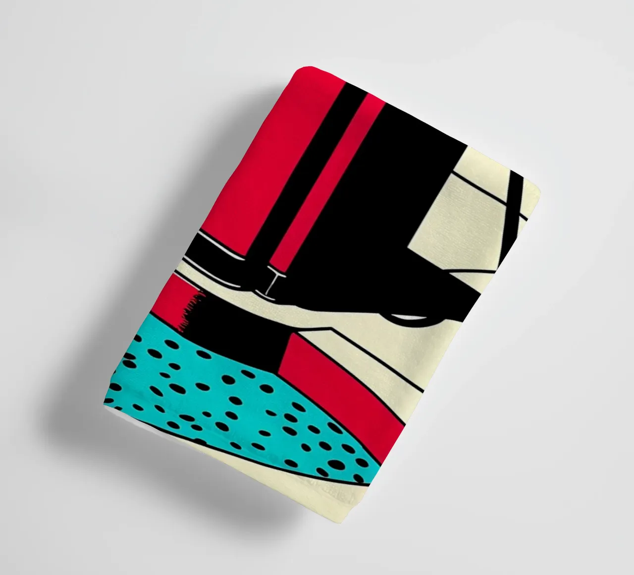 Gas Station - Pop Art Handtuch von ColorCrash Gallery