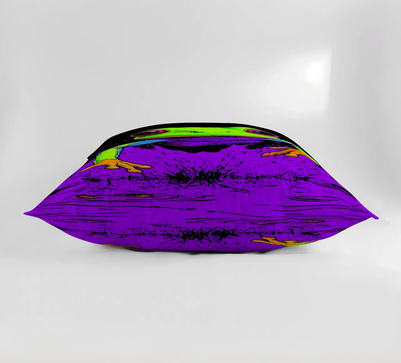 Rana che salta - Pop Art cuscino da ColorCrash Gallery
