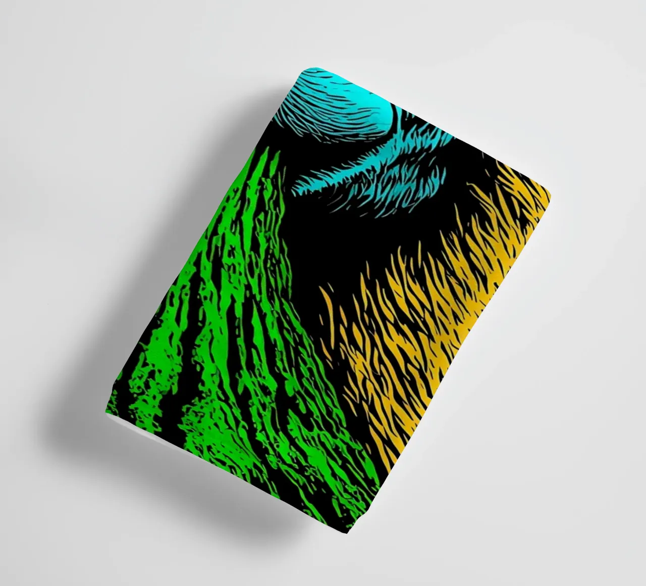 Lama con occhiali da sole - Pop Art asciugamano da bagno da ColorCrash Gallery