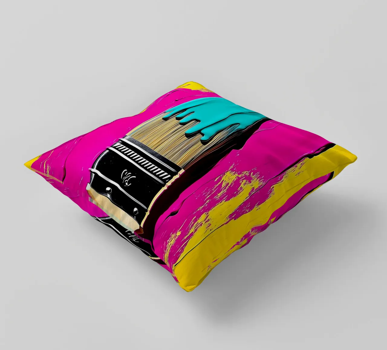 Pennello - Pop Art cuscino da ColorCrash Gallery
