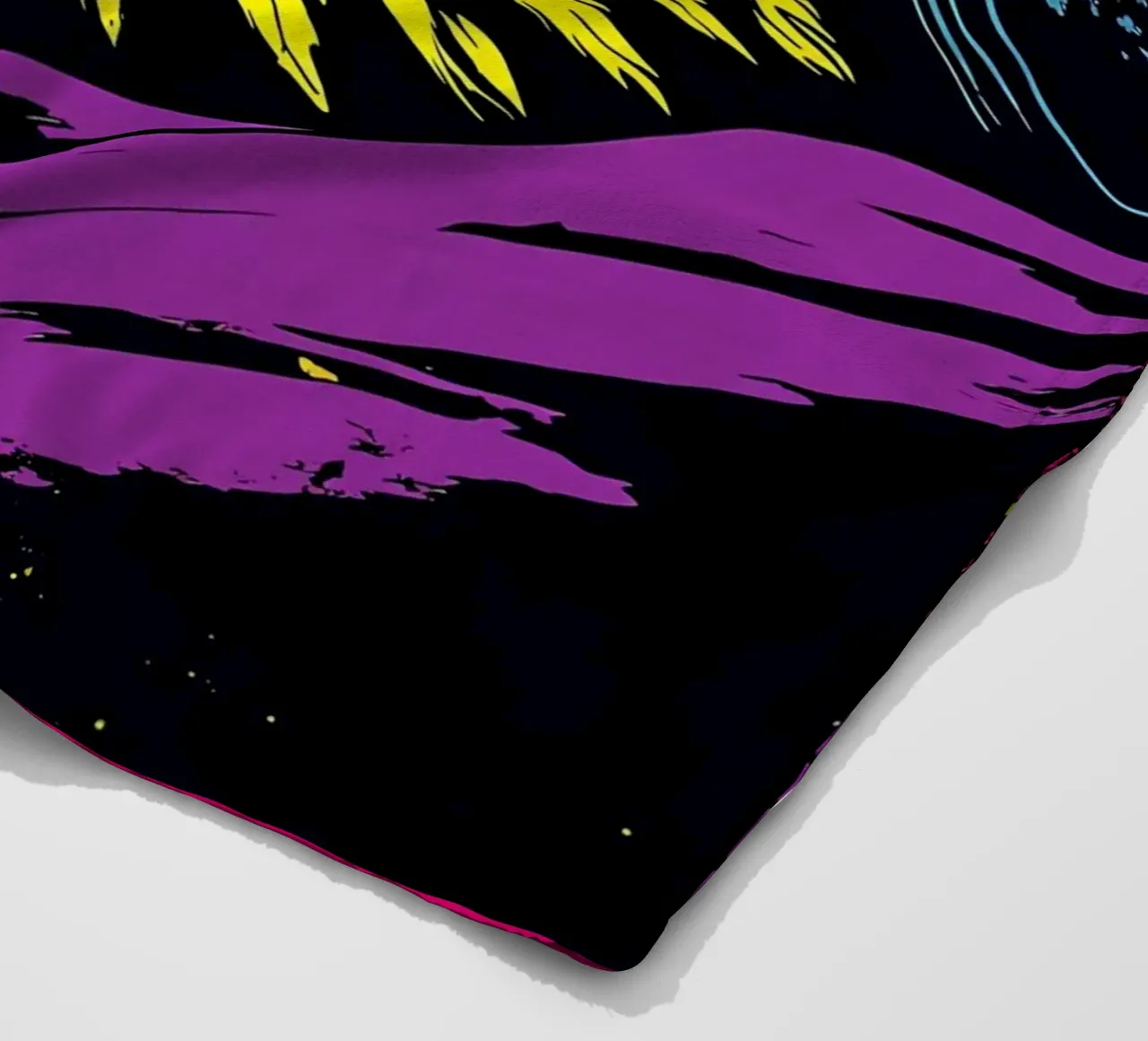 Aquila in occhiali - Pop Art coperta in pile da ColorCrash Gallery