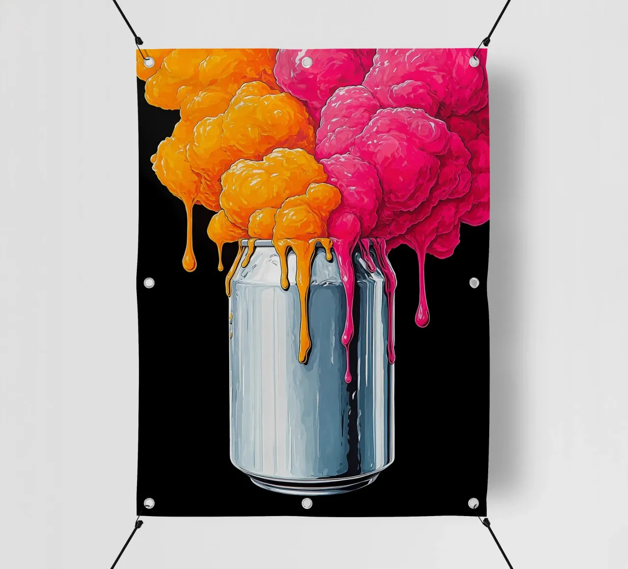 Lata de refresco - Pop Art lonas publicitarias de ColorCrash Gallery