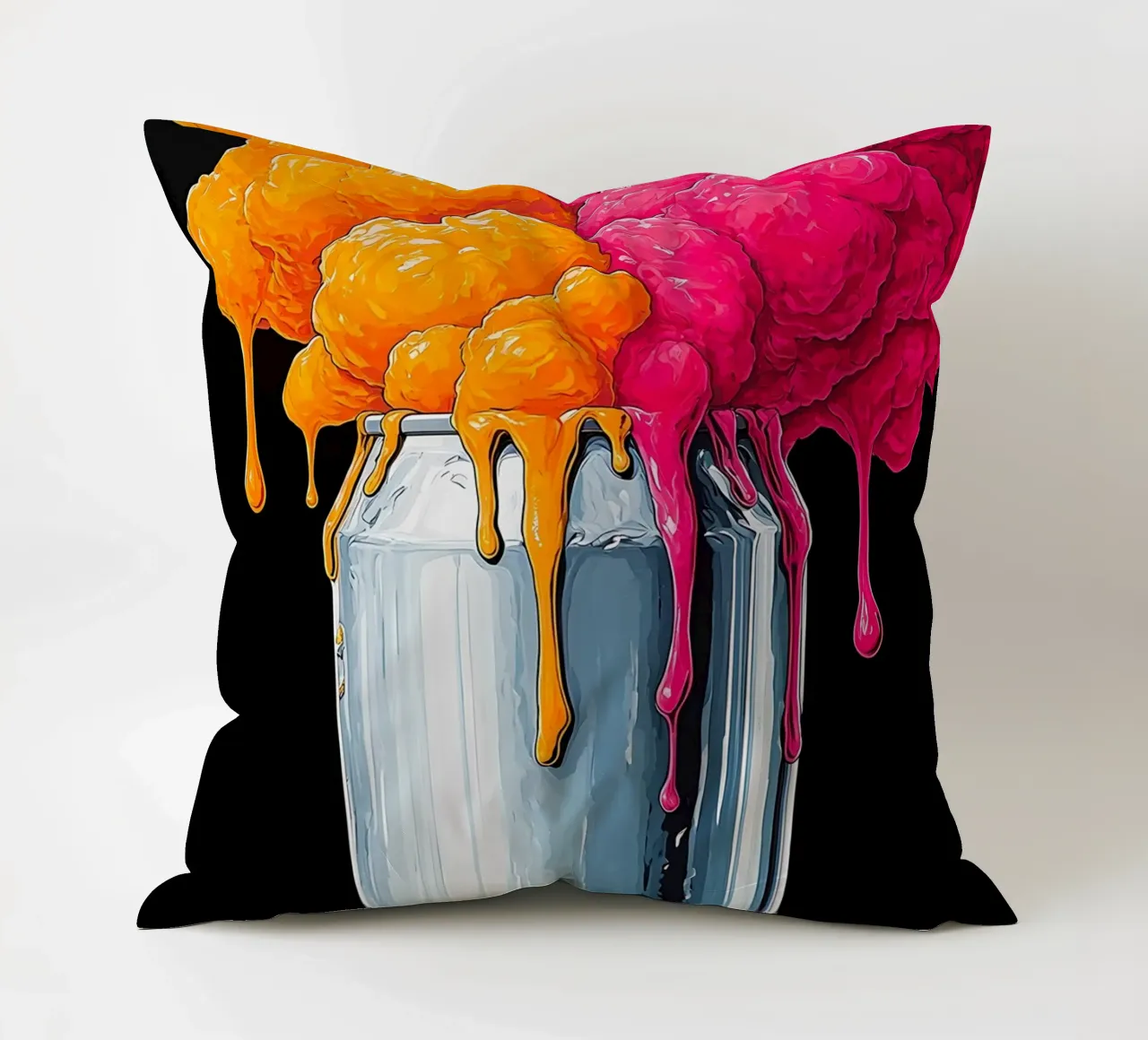 Lattina di soda - Pop Art cuscino da ColorCrash Gallery