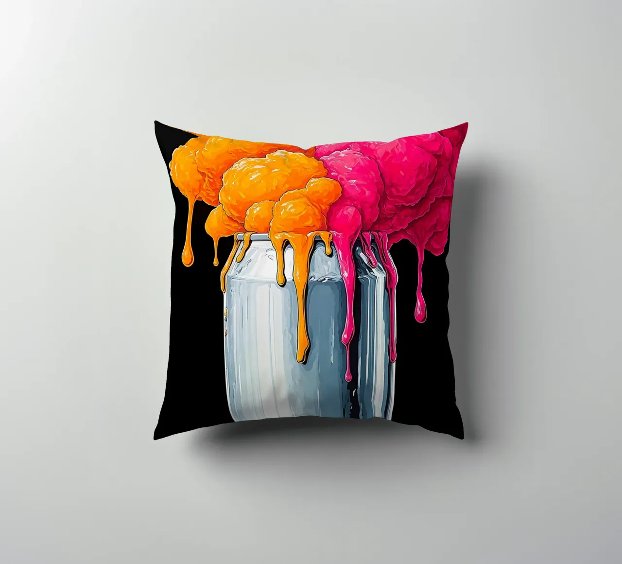 Lattina di soda - Pop Art cuscino da ColorCrash Gallery