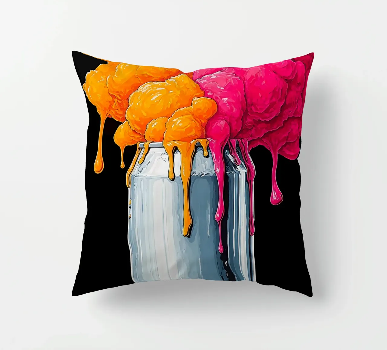 Lattina di soda - Pop Art cuscino da ColorCrash Gallery