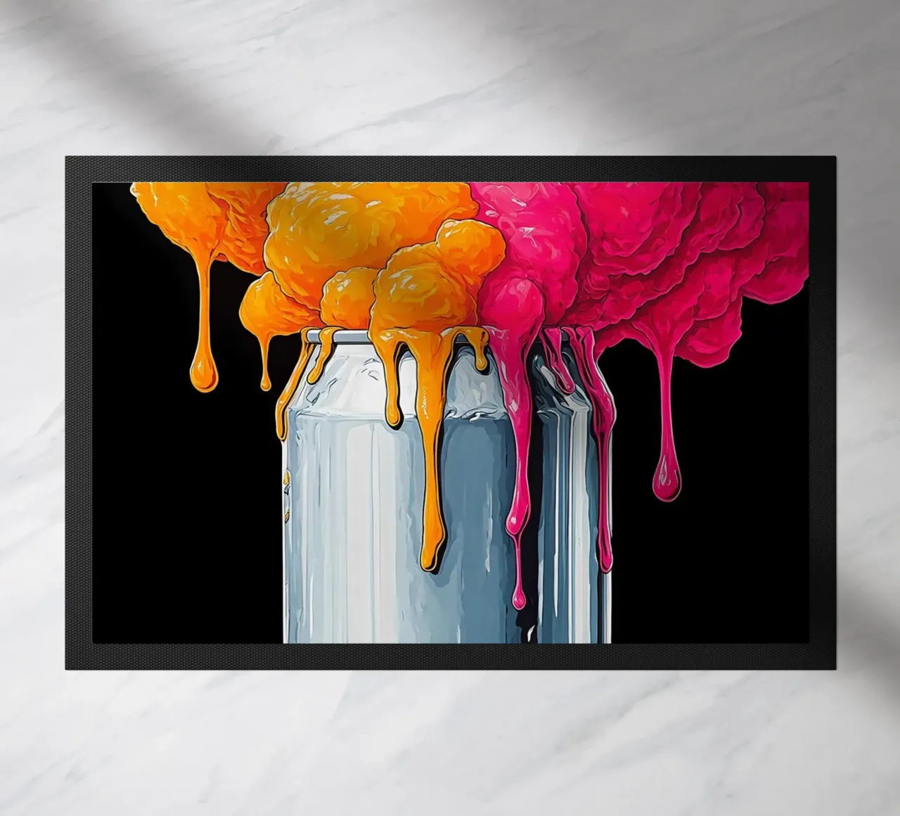 Lata de refresco - Pop Art felpudo de ColorCrash Gallery