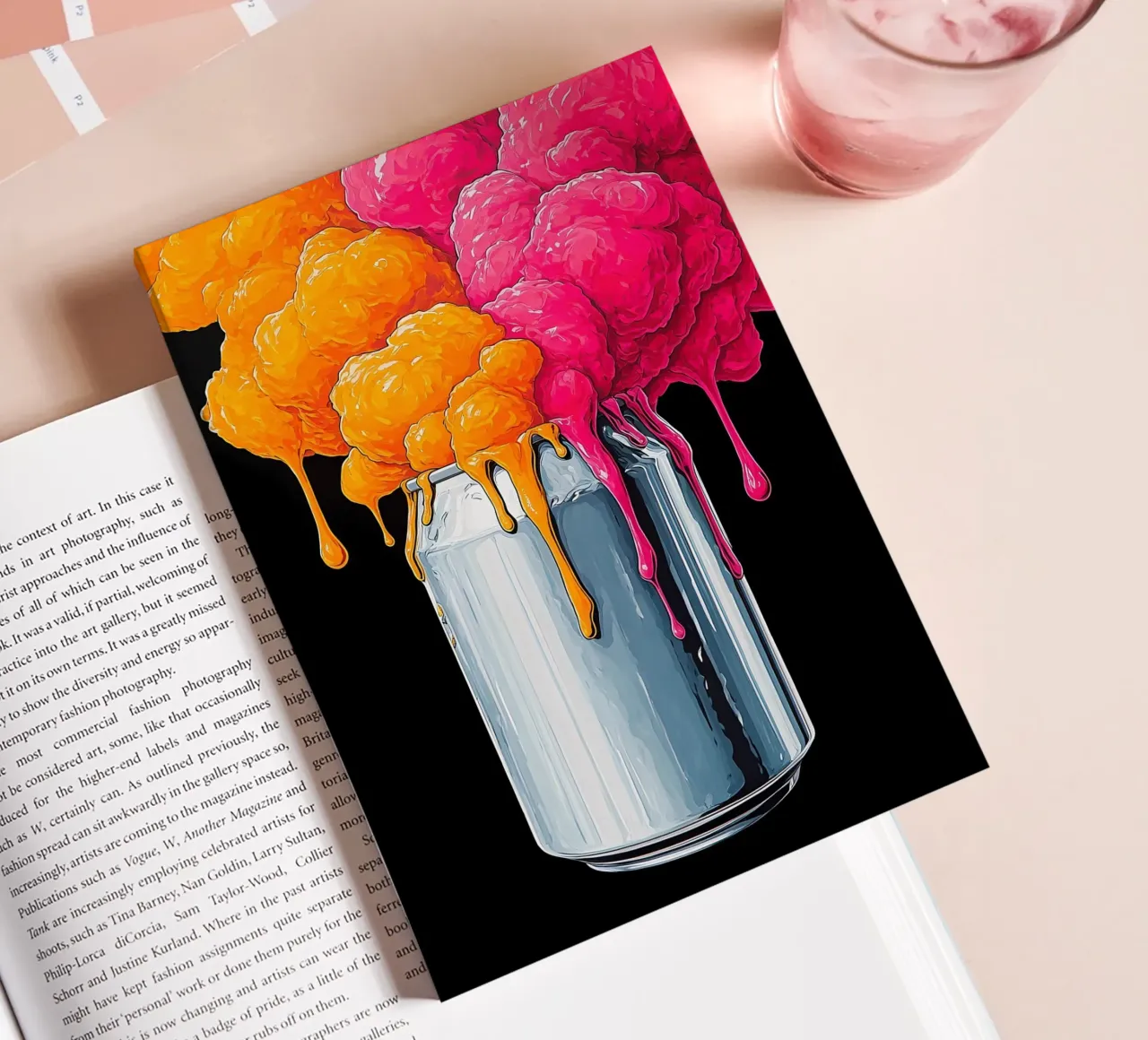 Soda Can - Pop Art notebook by ColorCrash Gallery