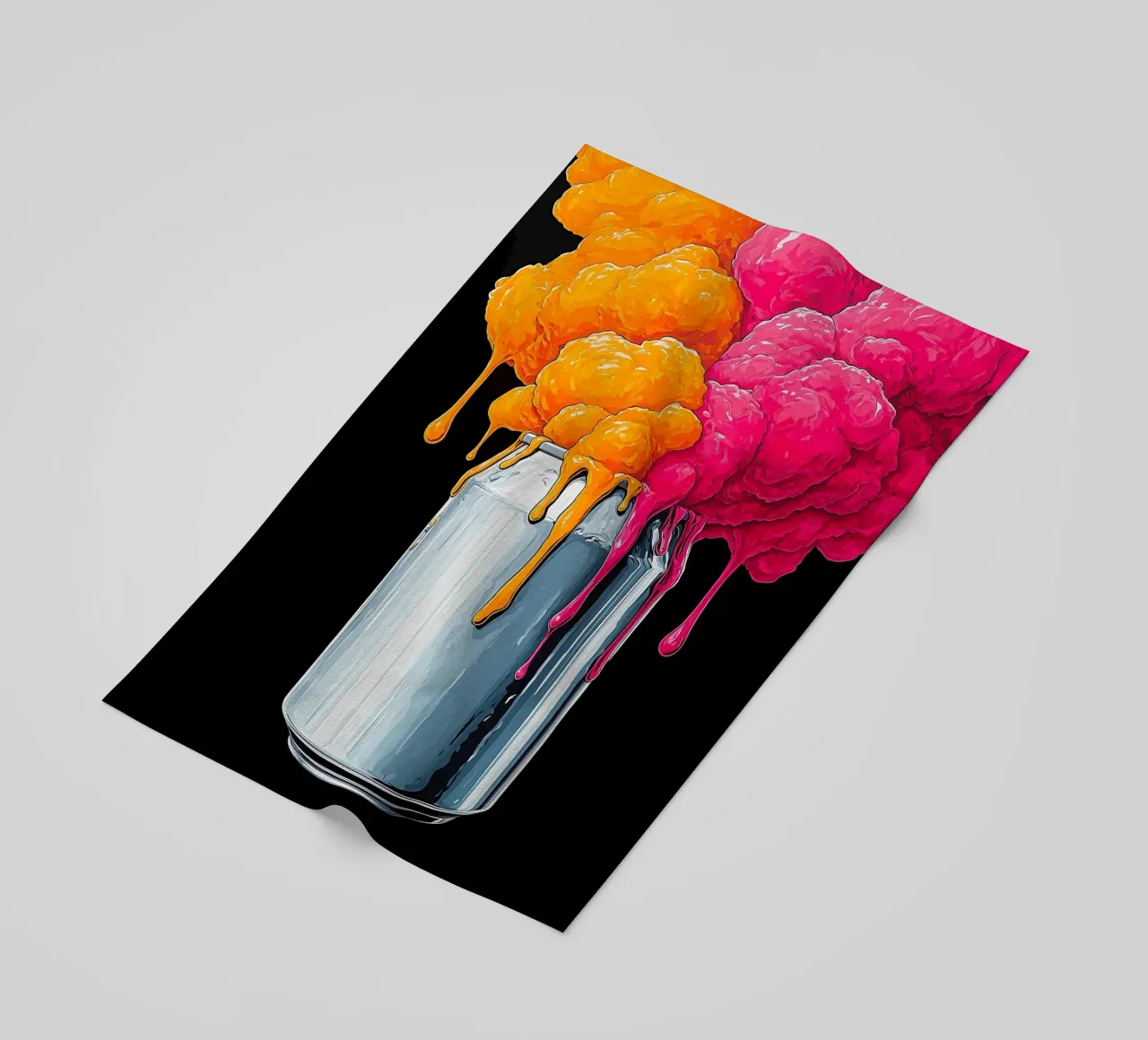 Lata de refresco - Pop Art toalla de playa de ColorCrash Gallery