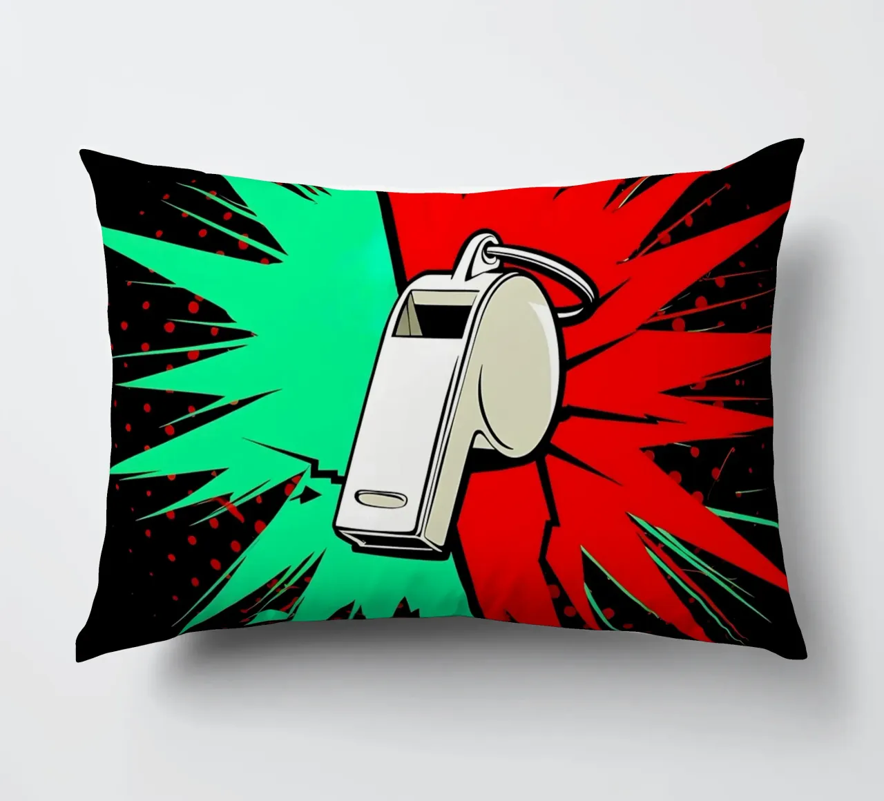 Fischio - Pop Art cuscino da ColorCrash Gallery