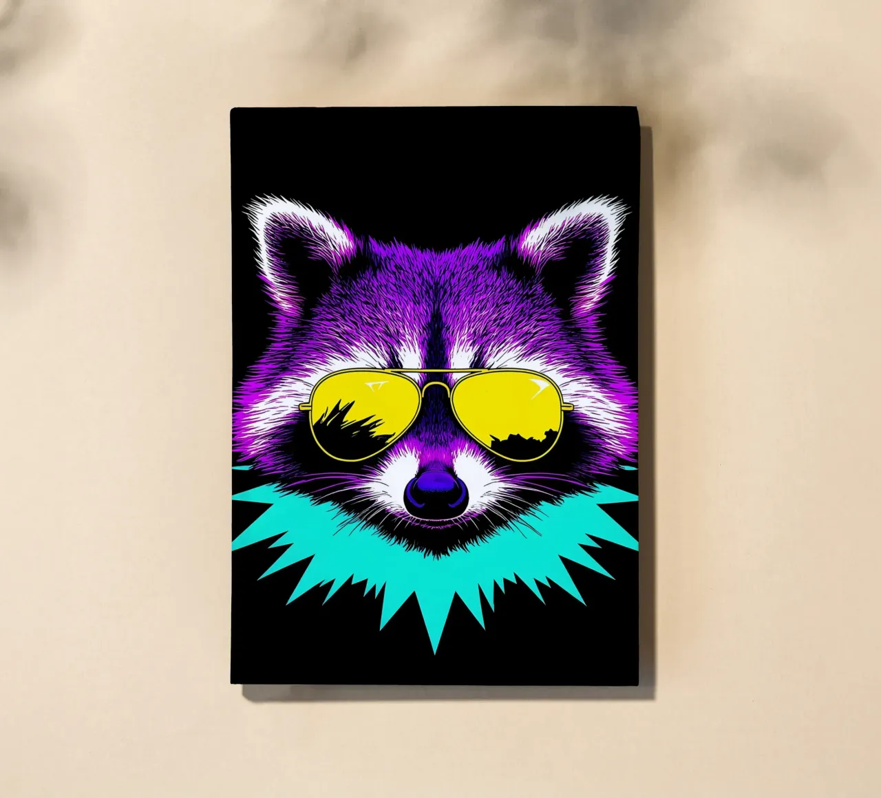 Procione con gli occhiali - Pop Art diario da ColorCrash Gallery