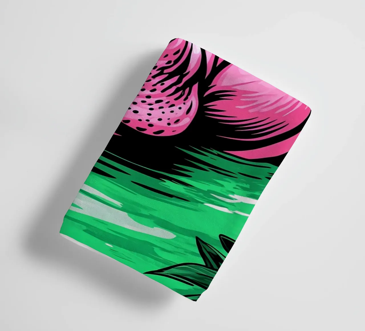 Ippopotamo in occhiali - Pop Art asciugamano da bagno da ColorCrash Gallery