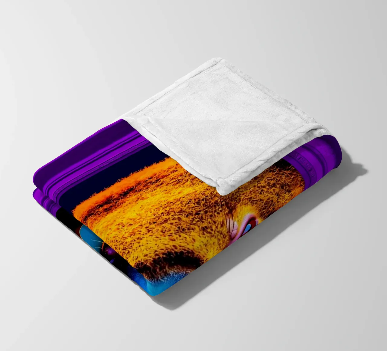 Koala in cornice - Pop Art coperta in pile da ColorCrash Gallery