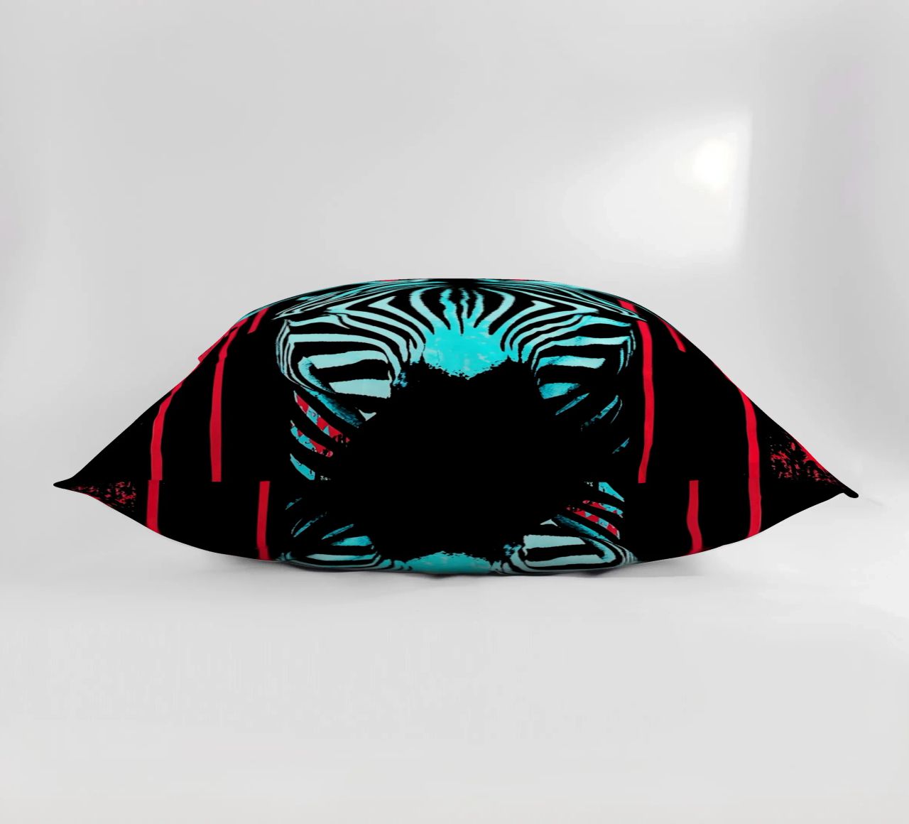 Zebra in cornice - Pop Art cuscino da ColorCrash Gallery