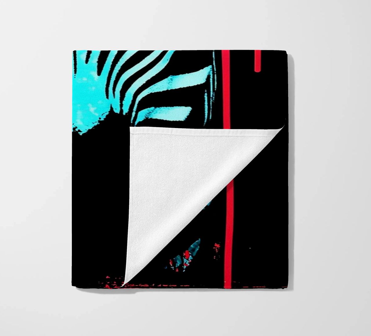 Zebra in cornice - Pop Art telo mare da ColorCrash Gallery
