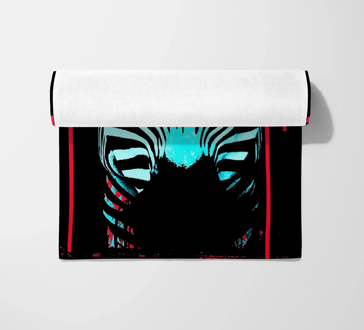 Zebra in cornice - Pop Art telo mare da ColorCrash Gallery