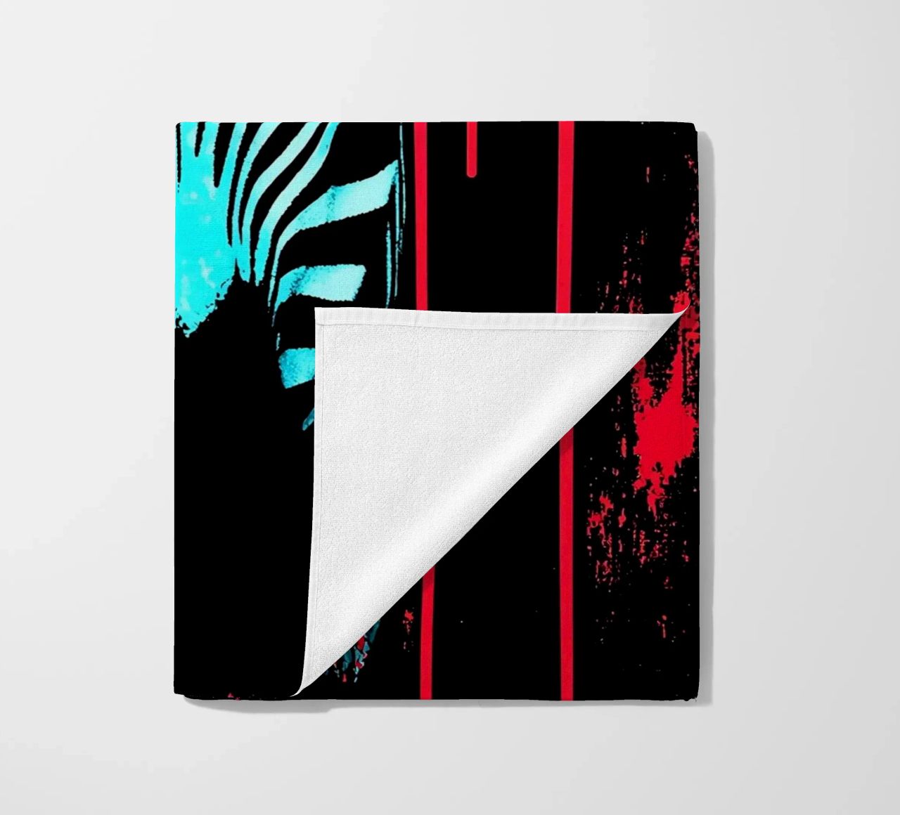 Zebra in cornice - Pop Art telo mare da ColorCrash Gallery