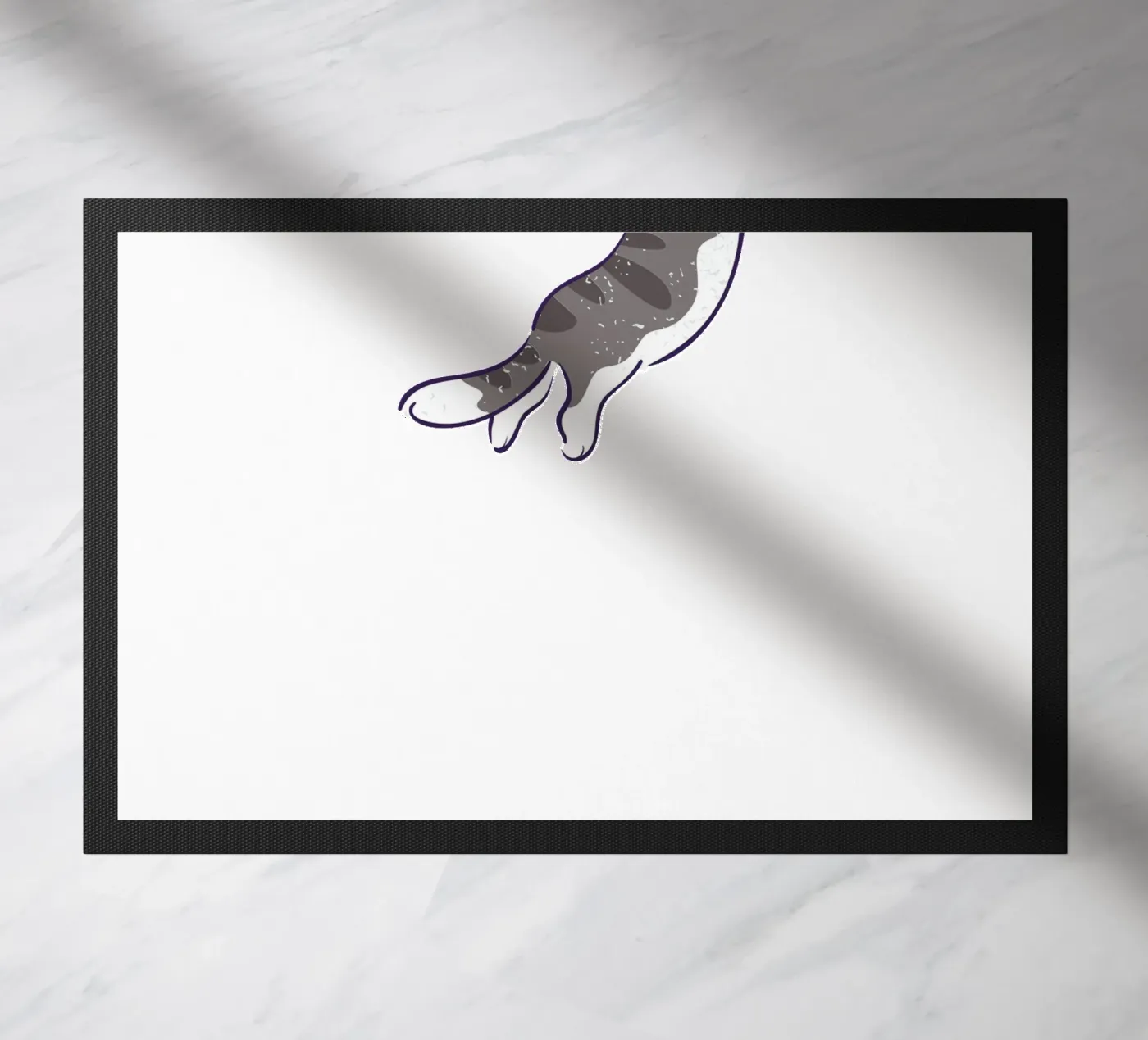 cat cute doormat by khoailang