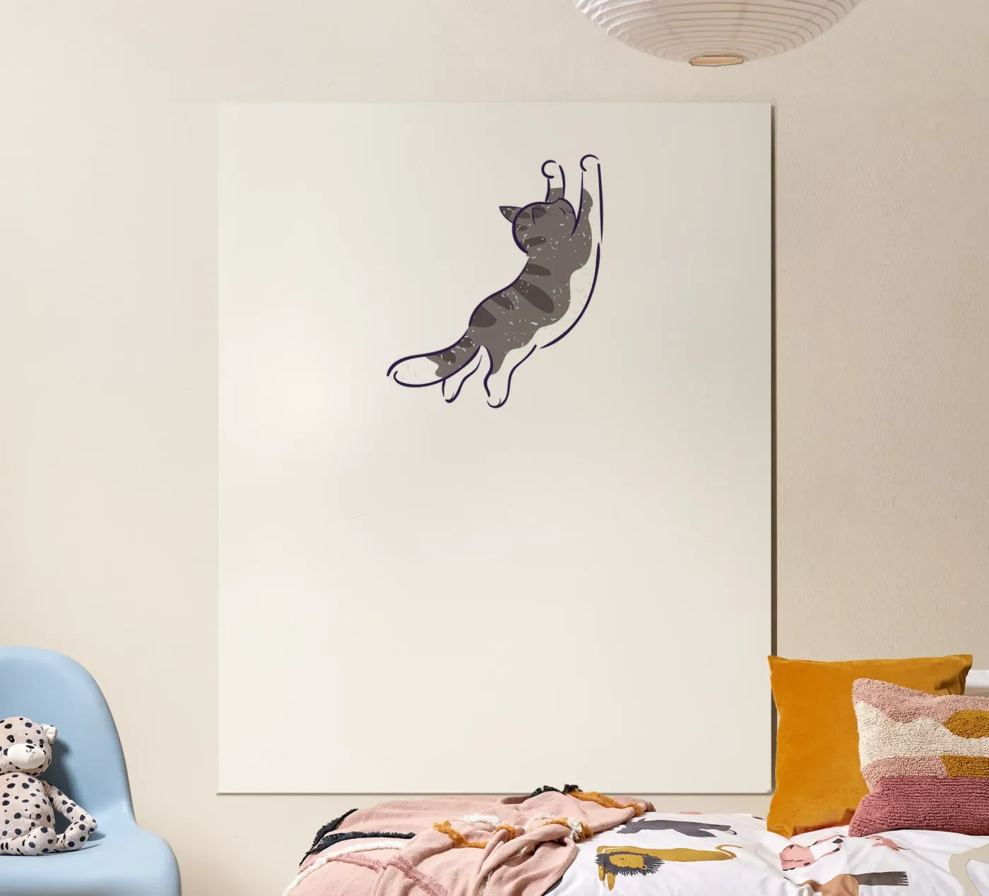 cat cute poster by khoailang