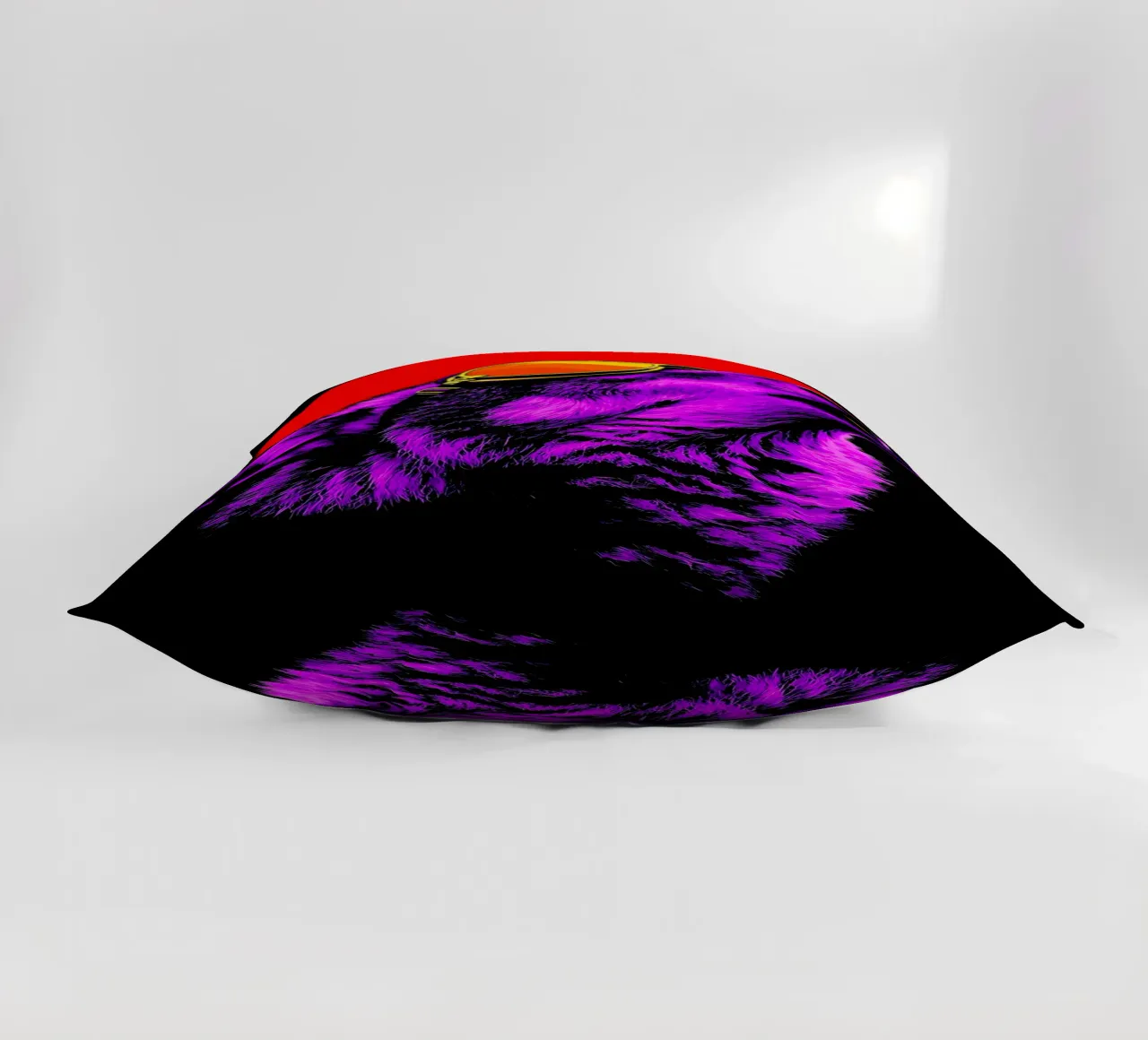 Lupo che ulula negli occhiali - Pop Art cuscino da ColorCrash Gallery