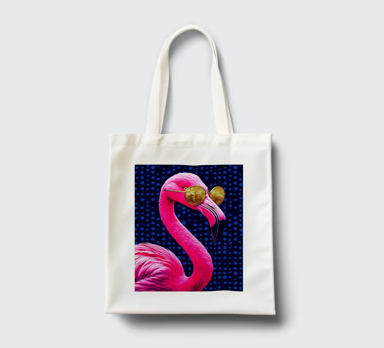 Flamingo In Glasses - Pop Art tote bag by ColorCrash Gallery