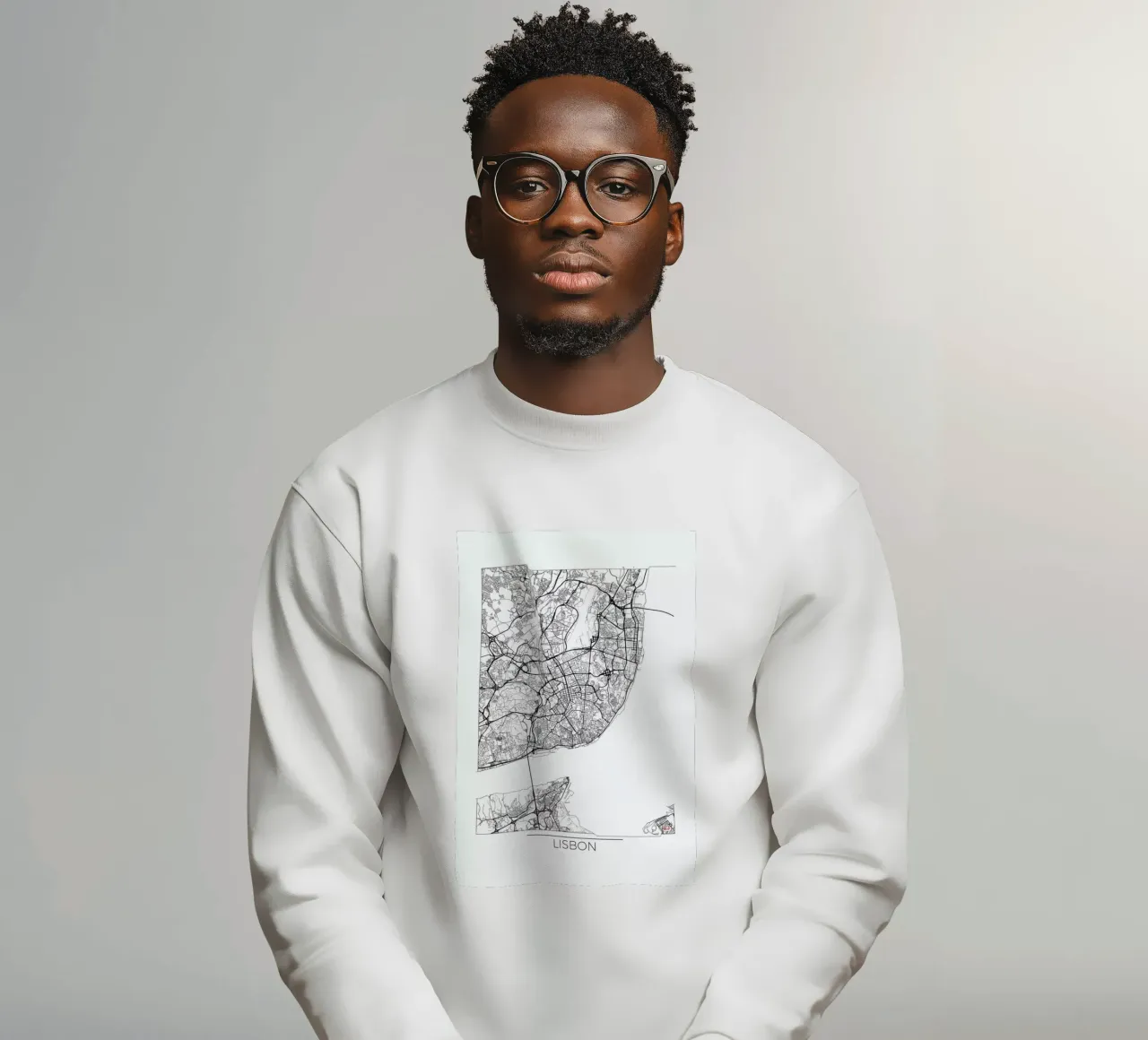 Lisbon Minimal sweatshirt by Hubert Roguski