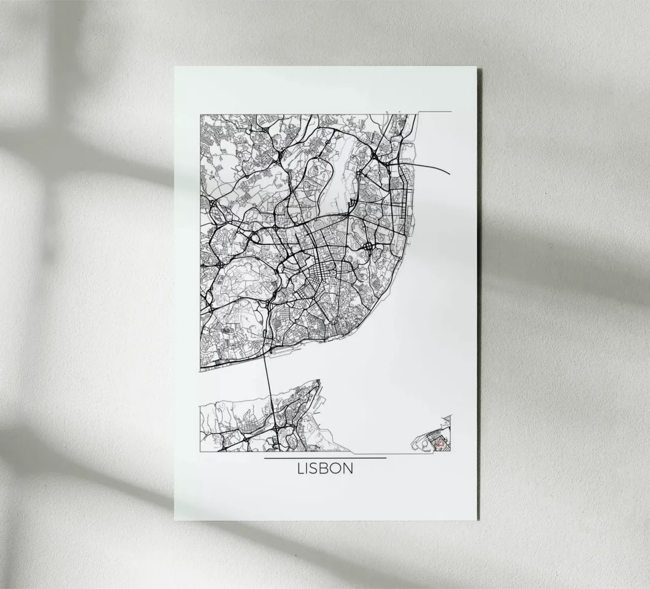 Lisbon Minimal alluminio dibond da Hubert Roguski