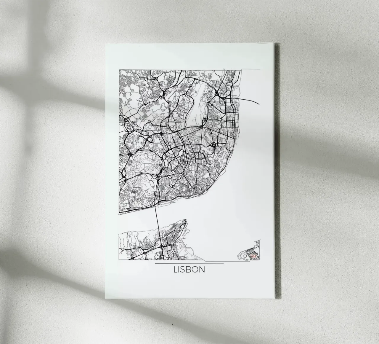 Lisbon Minimal tela con Cornice a cassetta da Hubert Roguski