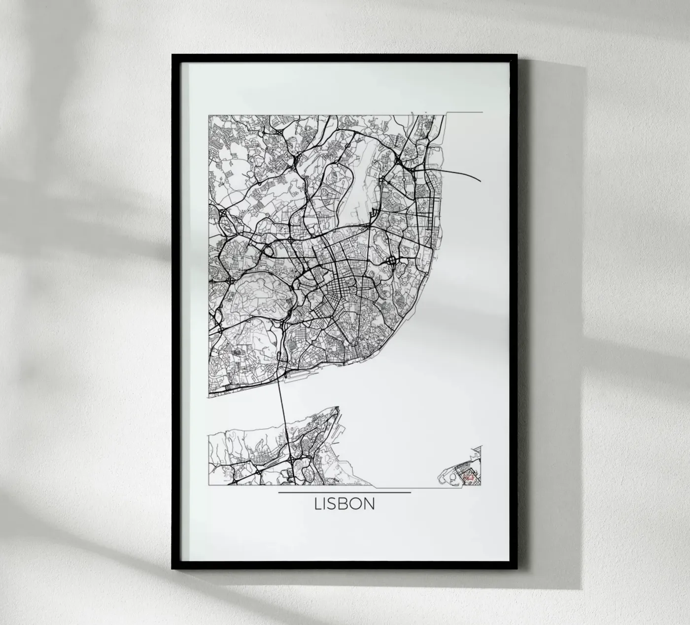 Lisbon Minimal poster da Hubert Roguski