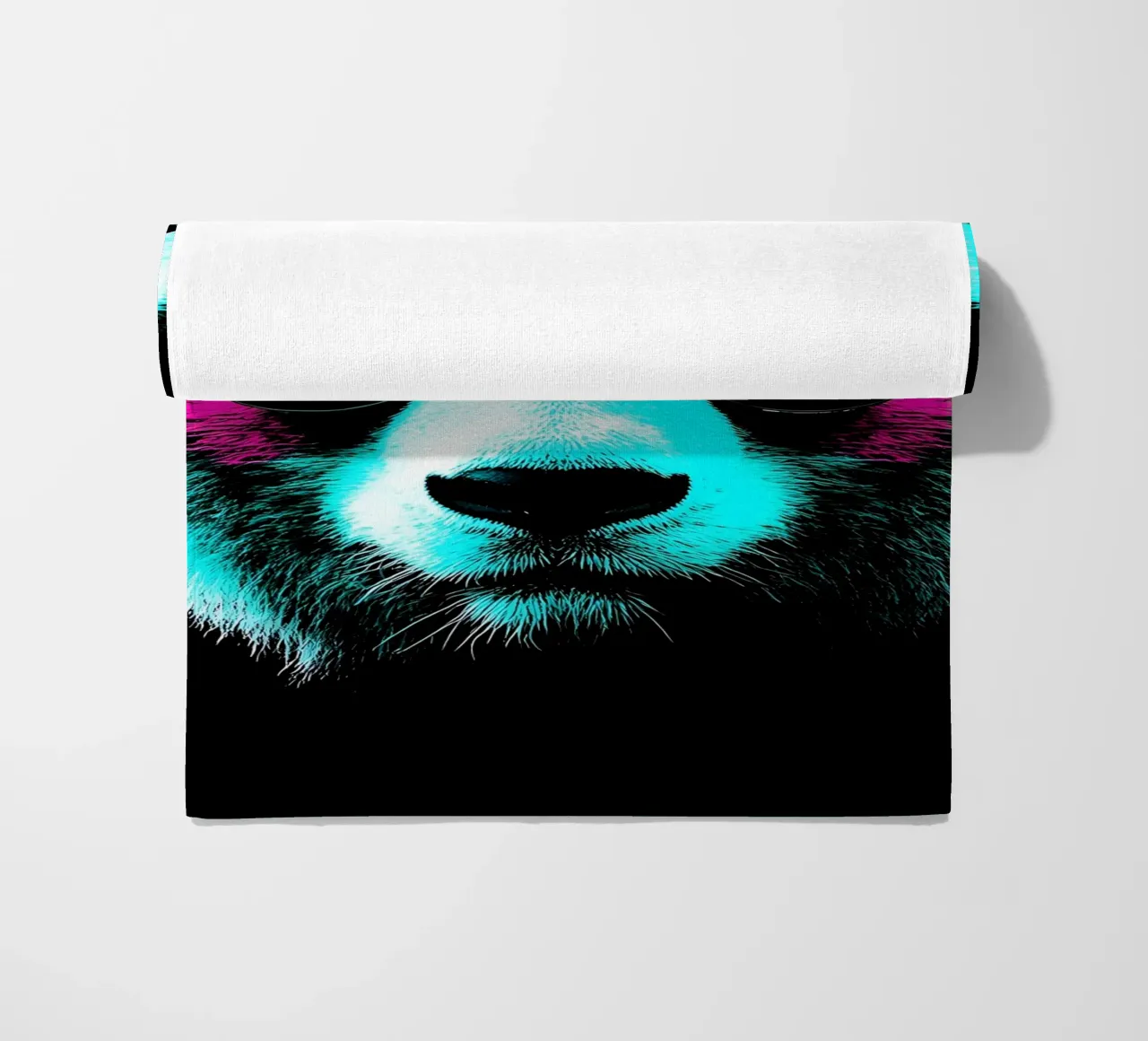 Panda in occhiali - Pop Art telo mare da ColorCrash Gallery
