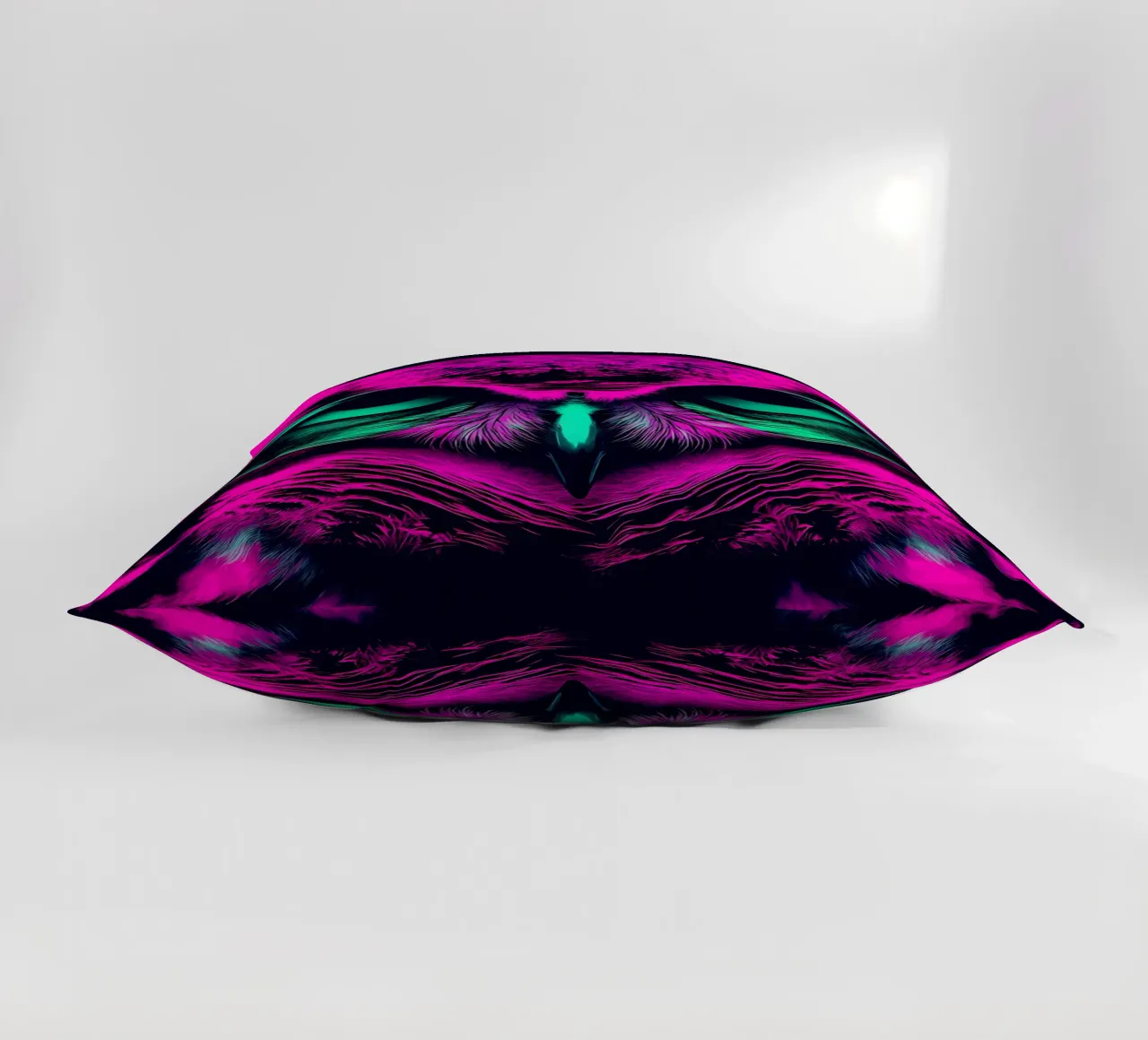 Gufo con occhiali - Pop Art cuscino da ColorCrash Gallery
