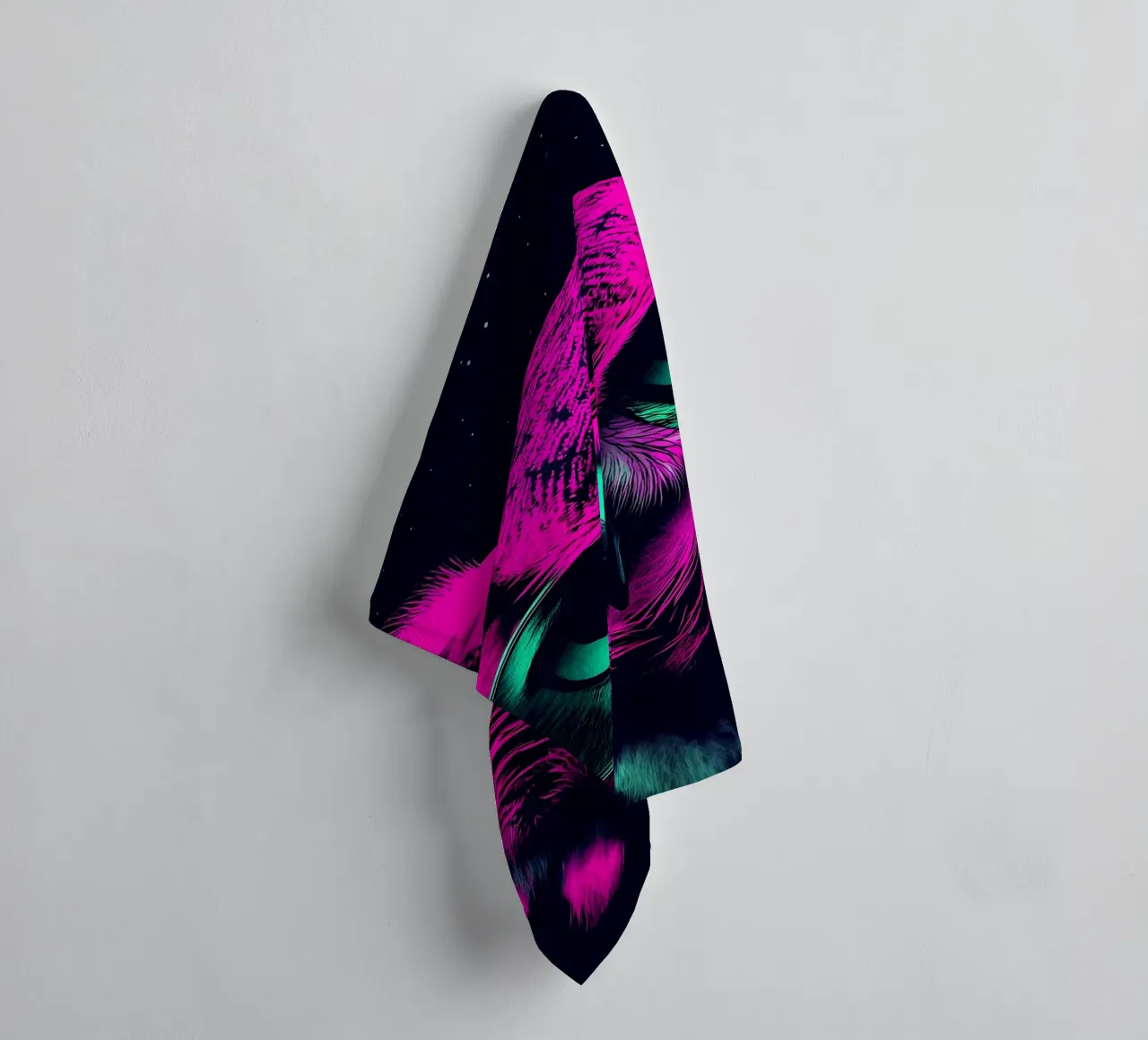 Gufo con occhiali - Pop Art asciugamano da bagno da ColorCrash Gallery