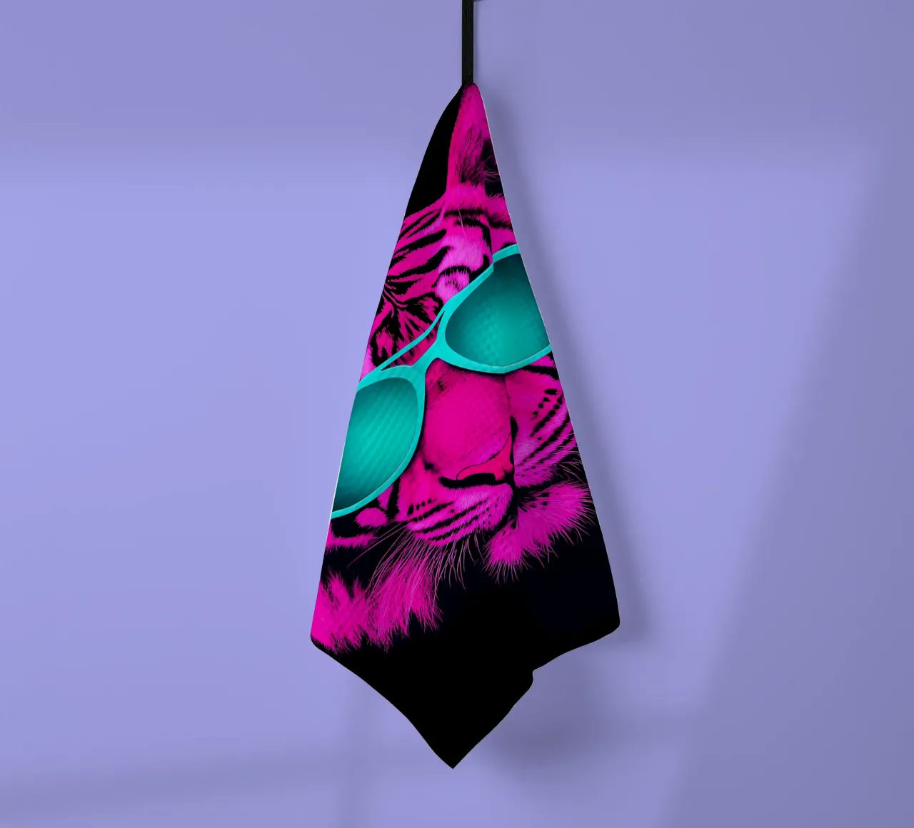 Tigre con occhiali da sole - Pop Art canovaccio da cucina da ColorCrash Gallery